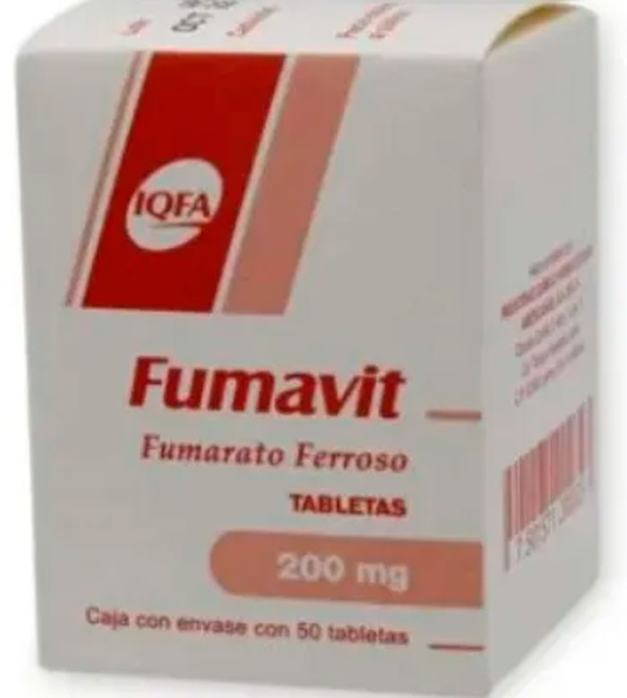 Fumavit 200 Mg 50 Tabletas