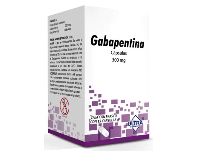 Gabapentina 300 Mg 15 Cápsulas