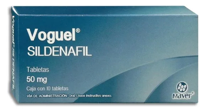 Voguel Sildenafil 50 mg 10 Tabletas