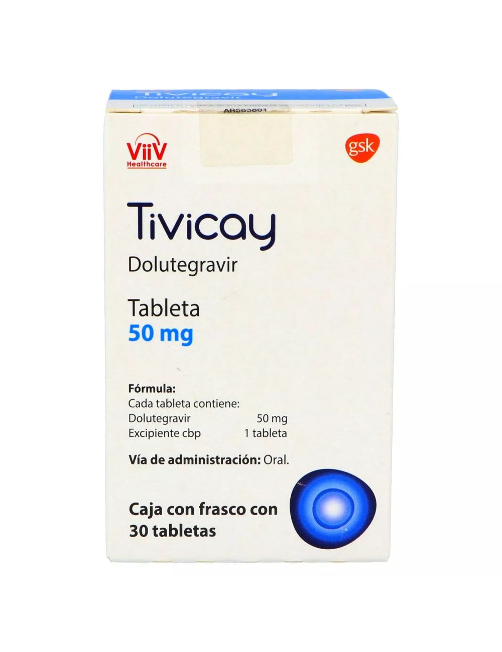 Tivicay 50 mg Dolutegravir