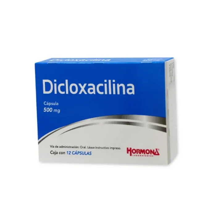 DICLOXACILINA 12 CAPS 500 MG