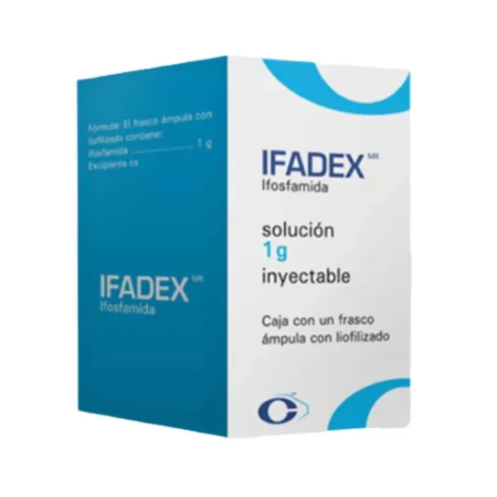 IFADEX (IFOSFAMIDA) 1 G CAJA CON 1 FRASCO ÁMPULA CON LIOFILIZADO LAB. CRYOPHARMA