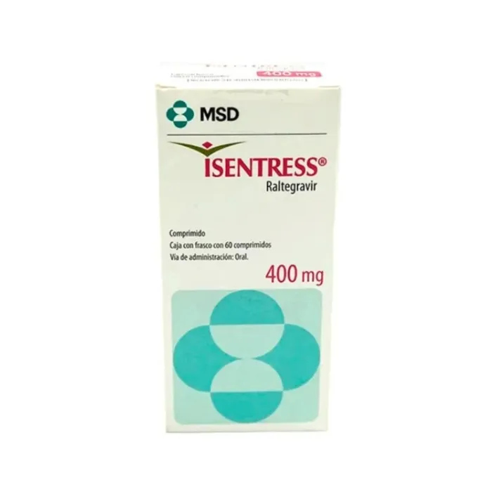 ISENTRESS RALTEGRAVIR 400 mg 60 Comprimidos