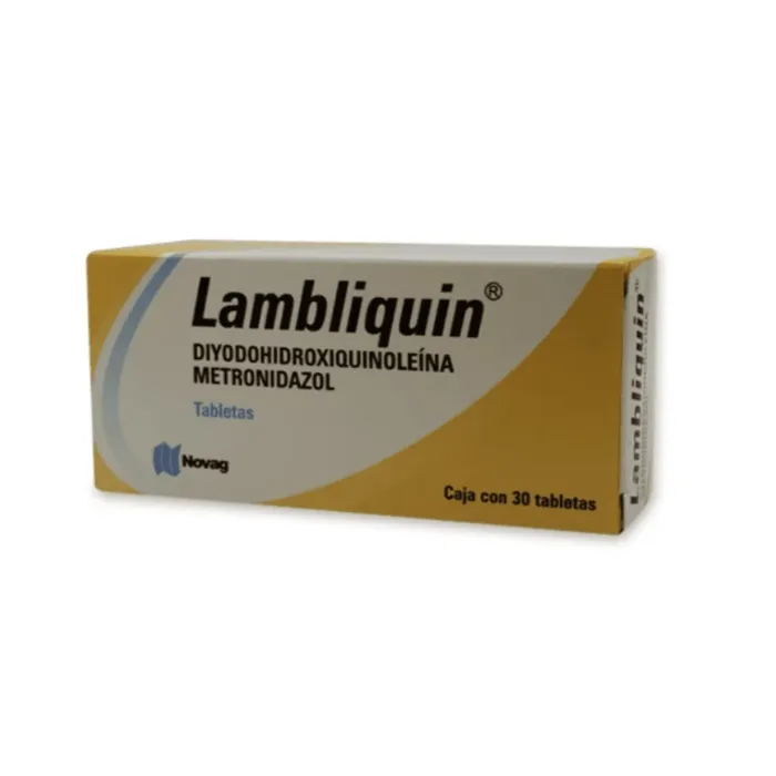 LAMBLIQUIN -METRONIDAZOL/DIYODOHIDROXIQUINOLEINA 20 Tab
