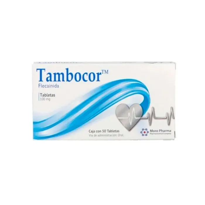 TAMBOCOR FLECAINIDA 100 mg C/ 50 Tabletas