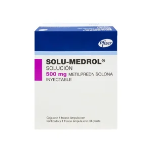 Solu-Medrol 500 Mg Frasco Ámpula 8 Ml