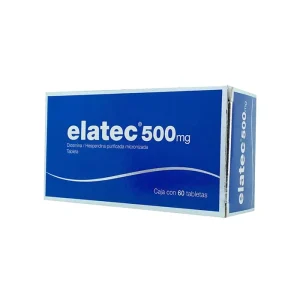 Elatec 500 Mg 60 Tabletas