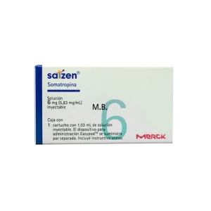 Saizen 6 Mg Solución Inyectable 1 Ml