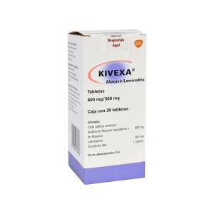 Kivexa 300/600 Mg 30 Comprimidos