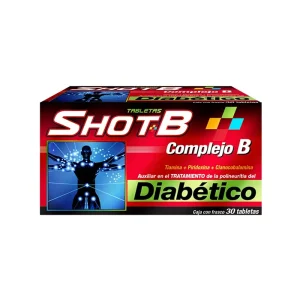 SHOT B DIABETICO 30 TABLETAS