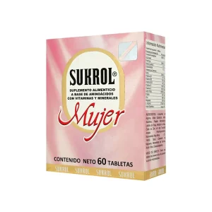 Sukrol Mujer Suplemento Alimenticio 60 Tabletas