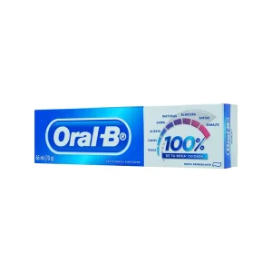 Pasta Dental Oral B 100 % Menta Refrescante 66 Ml