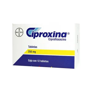 Ciproxina 250 Mg 12 Tabletas