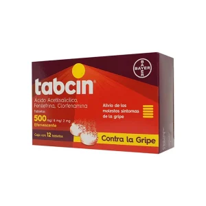 Tabcin 500 Mg Efervecentes 12 Tabletas
