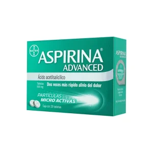 Aspirina Advance 500 Mg 20 Tabletas
