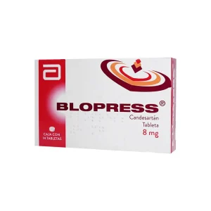 Blopress 8 Mg 14 Tabletas