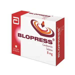 Blopress 8 Mg 28 Tabletas