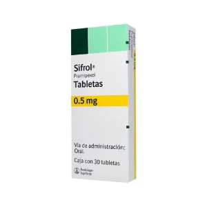 Sifrol 0.5 Mg 30 Tabletas