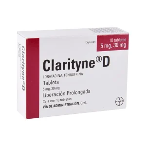 Clarityne-D 5/30 Mg 10 Tabletas