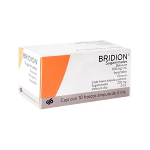 Bridion 100 Mg 10 Ampolletas 2 Ml