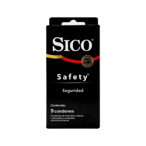 Preservativo Sico Safety 9 Piezas De Látex