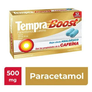 Tempra Boost 500/65 Mg Con Cafeína 12 Tabletas