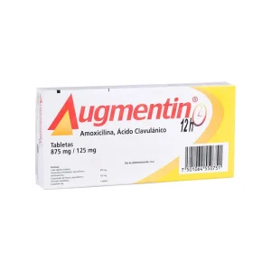Augmentin 12H 875/125 Mg 10 Tabletas