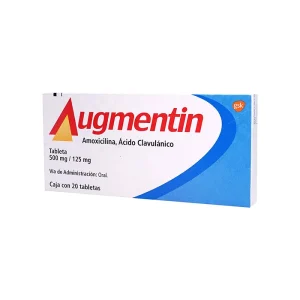 Augmentin 500/125 Mg 20 Tabletas