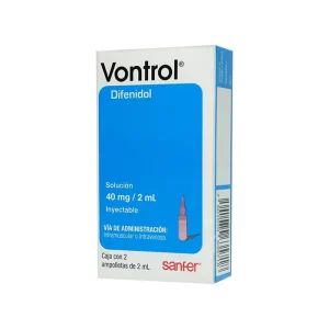 Vontrol 40 Mg Solución Inyectable 2 Ampolletas 2 Ml