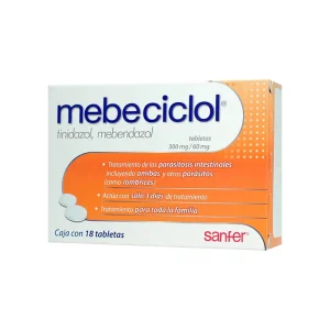 Mebeciclol 60/300 Mg 18 Tabletas