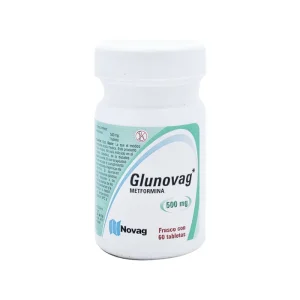 Glunovag Metformina 500 Mg 60 Tabletas Genérico Novag Inf