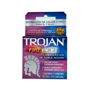 Preservativo Trojan Fire & Ice 3 Condones