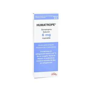 Humatrope 6 Mg Solución Inyectable
