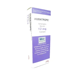 Humatrope 12 Mg Solución Inyectable