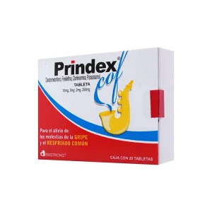 Prindex-Cof 15 / 5 / 250 Mg 20 Tabletas