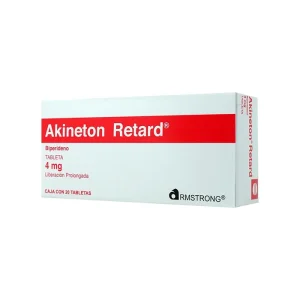 Akineton Retard Liberación Prolongada 4 Mg 20 Tabletas