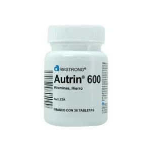 AUTRIN 600 36 TABLETAS 350/1 mg/25 MCG