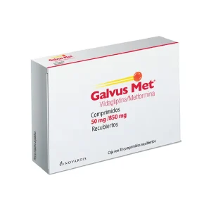Galvus-Met 50/850 Mg 30 Comprimidos Recubiertos