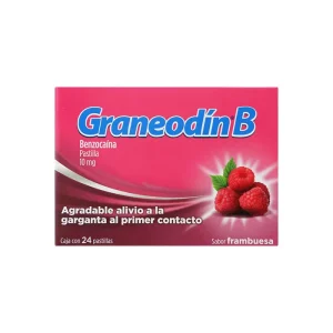 Graneodín B 10 Mg Frambuesa 24 Pastillas