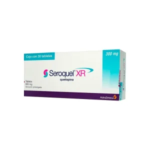 Seroquel XR Liberación Prolongada 300 Mg 30 Tabletas