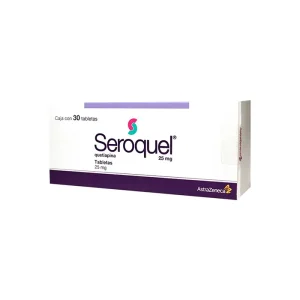 Seroquel 25 Mg 30 Tabletas