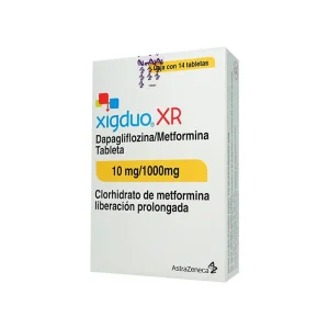 Xigduo XR 10/1000 Mg 14 Tabletas