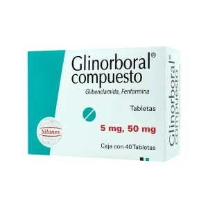 GLINORBORAL COMP 40 TAB 5 MG