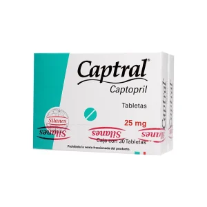Captral 25 Mg 30 Tabletas 1+1