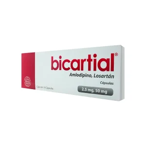 Bicartial 2.5/50 Mg 14 Cápsulas