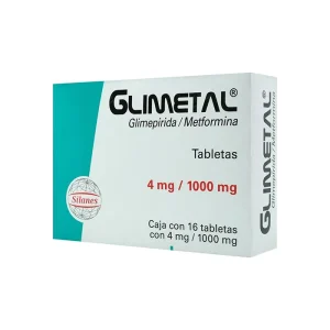 Glimetal 1000/4 Mg 16 Tabletas