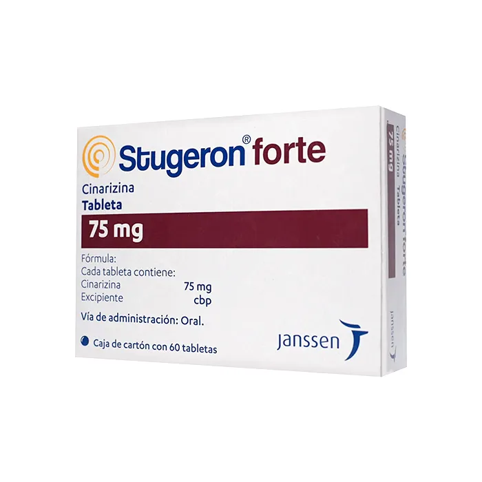 Stugeron Forte 75 Mg 60 Tabletas