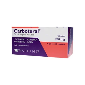 Carbotural 250 Mg 60 Tabletas