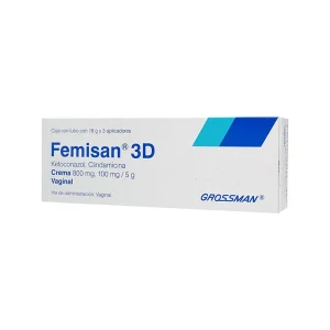 Femisan 3D 800/100 Mg Vaginal Crema Tubo 8 G