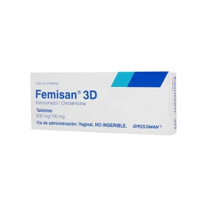 Femisan 3D 800/100 Mg Vaginal 3 Tabletas
